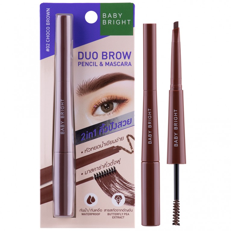 Baby Bright Duo Brow Pencil & Mascara 0.24g+4.8g