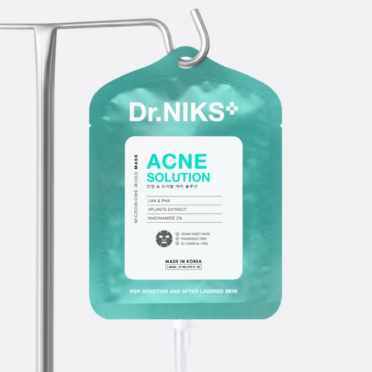 Dr.NIKS แอคเน่โซลูชั่นไมโครไบโอม-มิกซ์มาสก์ 27ml ดร.นิกส์