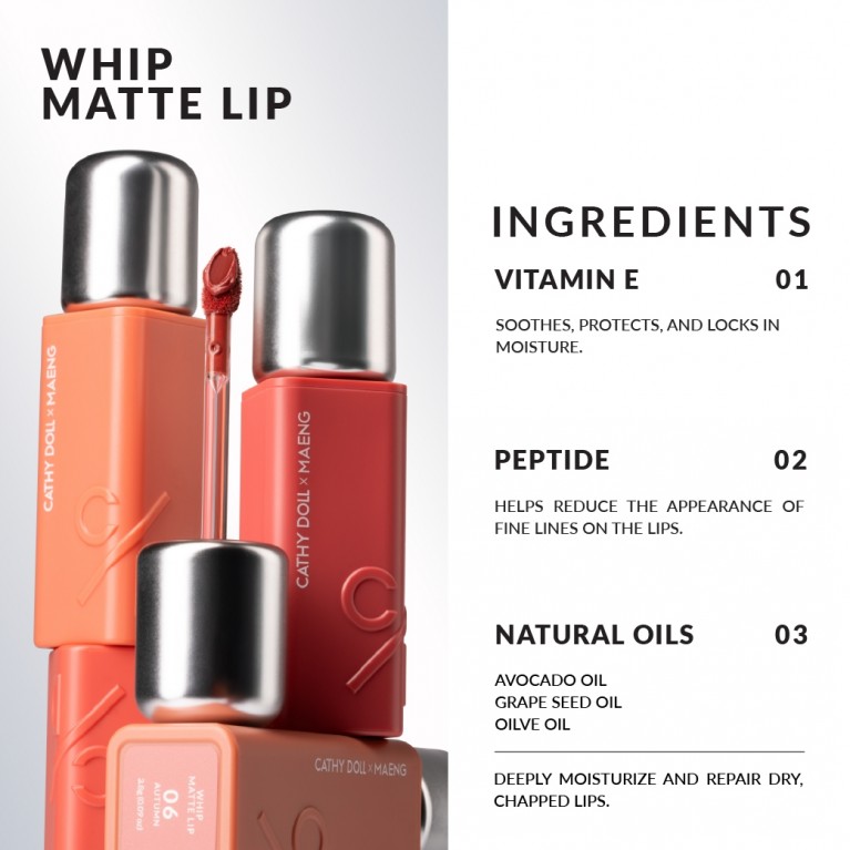 CathyDollxMaeng Whip Matte Lip 2.8g