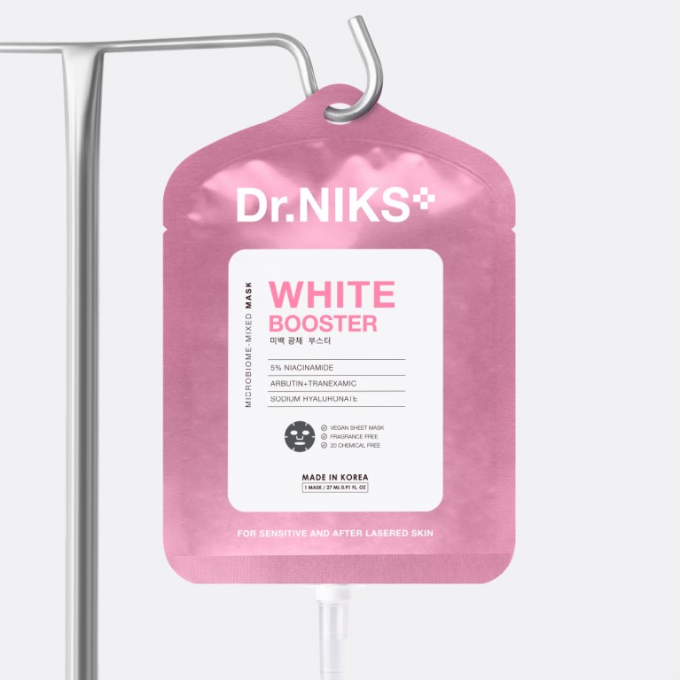 Dr.NIKS ไวท์บูสเตอร์ไมโครไบโอม-มิกซ์มาสก์ 27ml ดร.นิกส์
