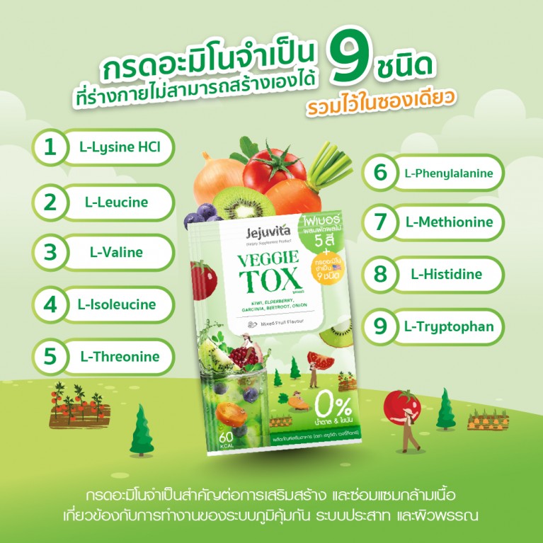 Jejuvita Veggietox 15000mg x 10Sachets