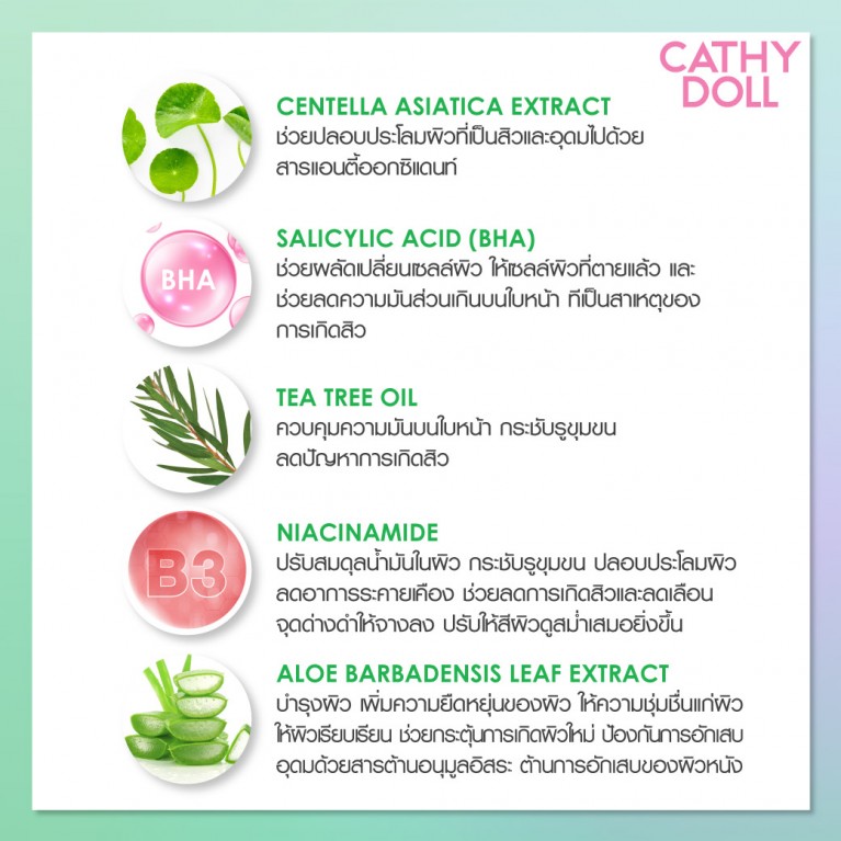Cathy Doll Anti Acne Makeup Cleansing Wipes 30Sheets