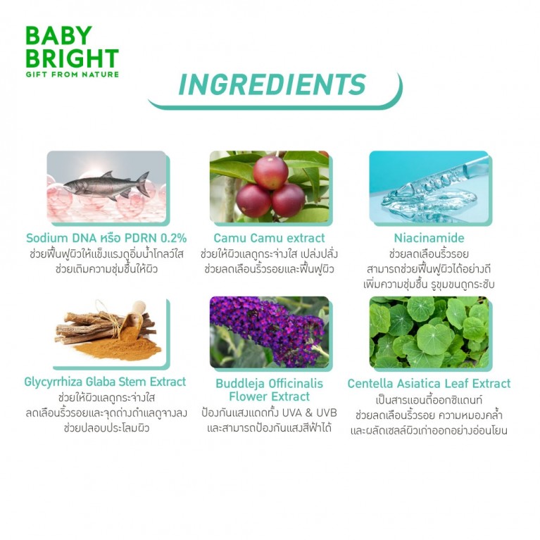 Baby Bright Rejulight Sun Glow SPF50+ PA+++ 40g
