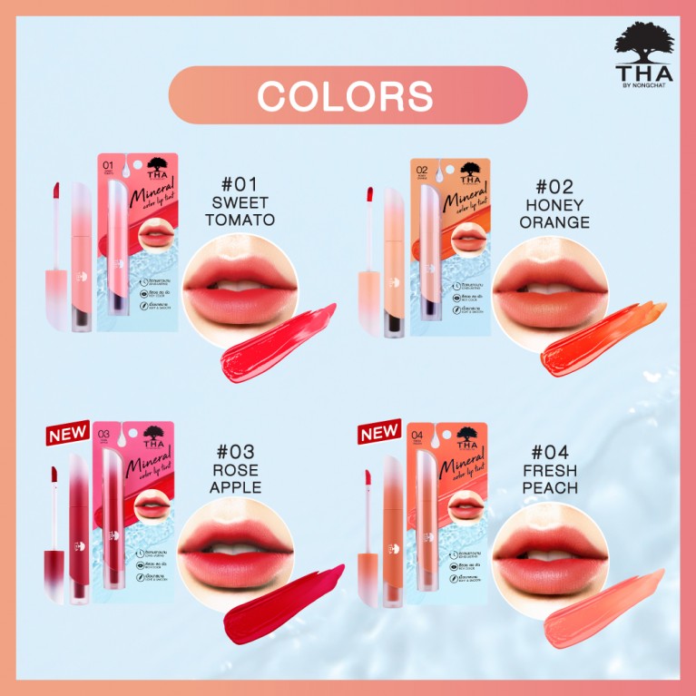 THA BY NONGCHAT Mineral Color Lip Tint 1.9g [New Color]
