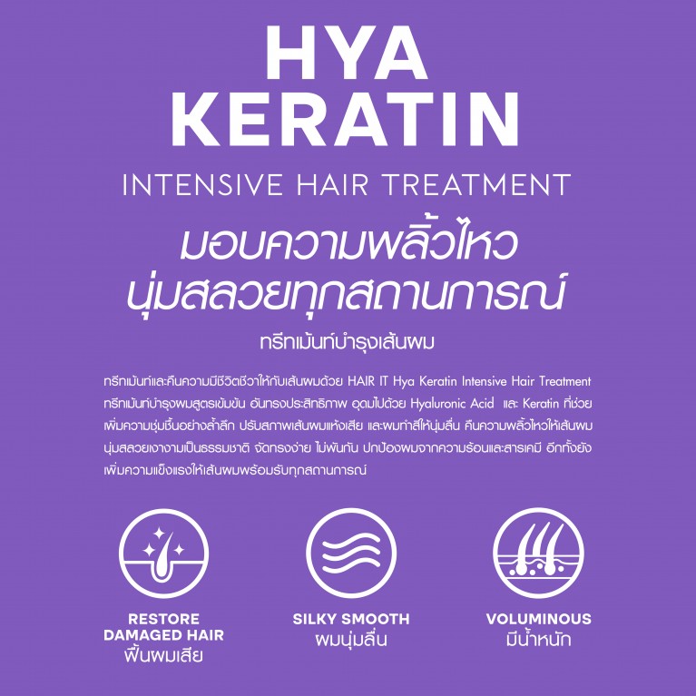 HAIR IT Hya Keratin Intensive Hair Treatment 120g