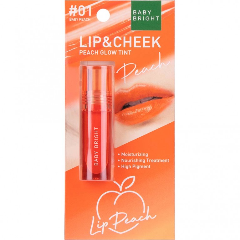 Baby Bright Lip & Cheek Peach Glow Tint 2.4g