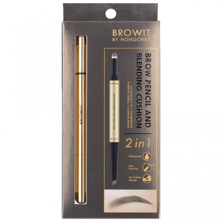 Browit Brow Pencil And Blending Cushion 0.16+0.45g