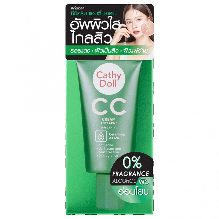 Cathy Doll CC Cream Anti Acne SPF50 PA+++ 50ml 