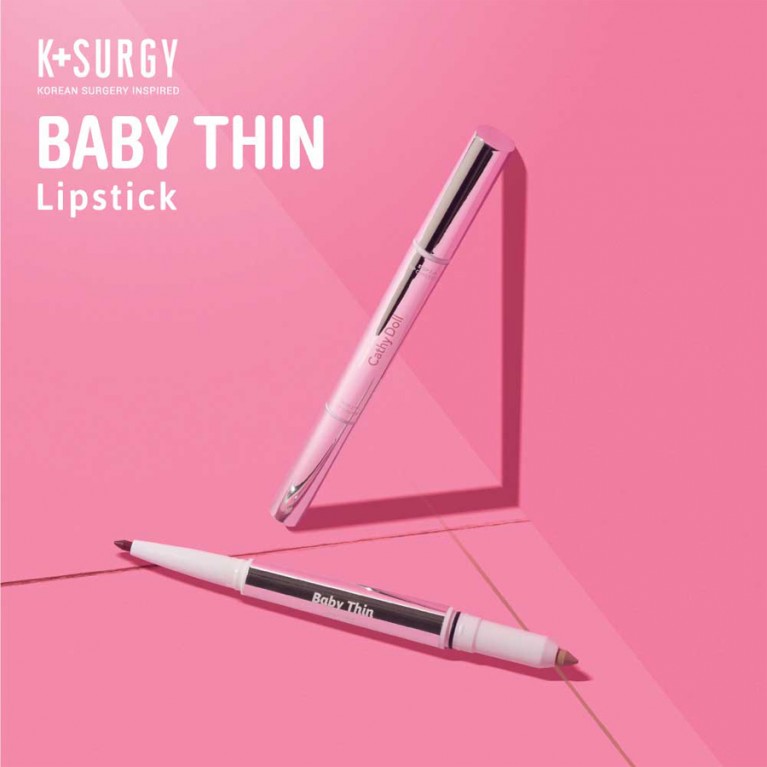 Cathy Doll K Surgy Baby Thin Lipstick 0.18+0.55g 