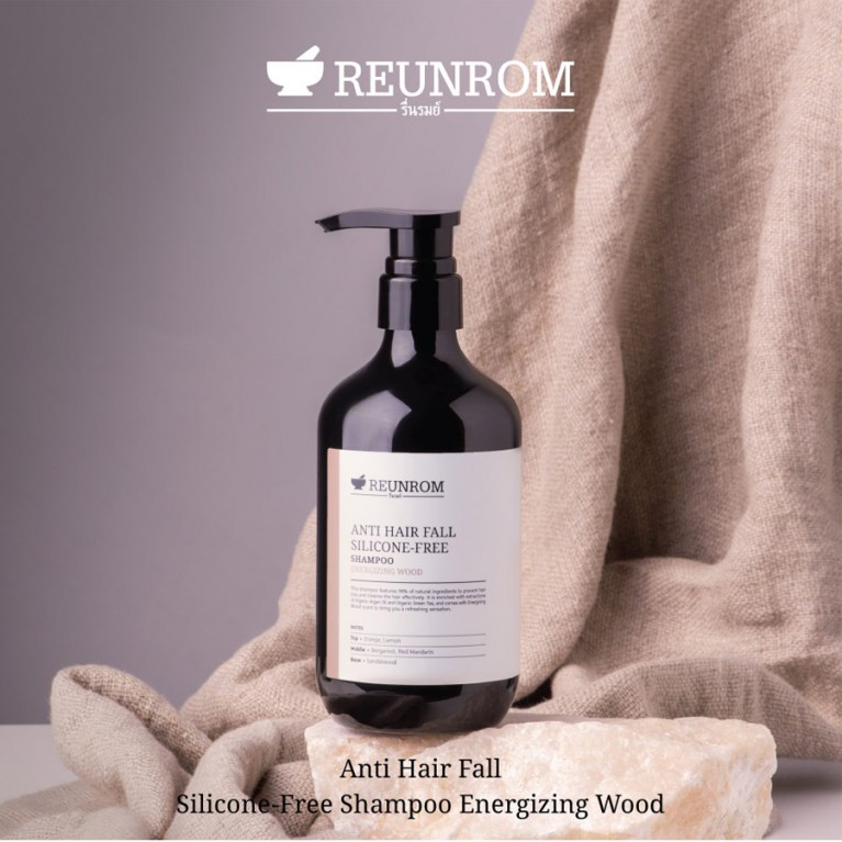 Reunrom Anti Hair Fall Silicone-Free Shampoo 500ml Energizing Wood