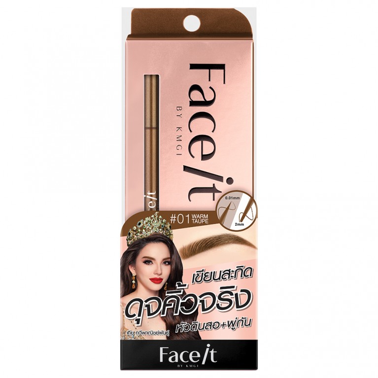 FACE IT  Draw & Flick Micro Brow 0.07g+0.28ml 