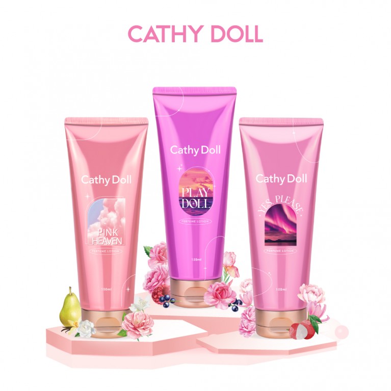 Cathy Doll  Perfume Lotion 150ml New Series  [Pink Heaven,Yes, Please,Play Doll]