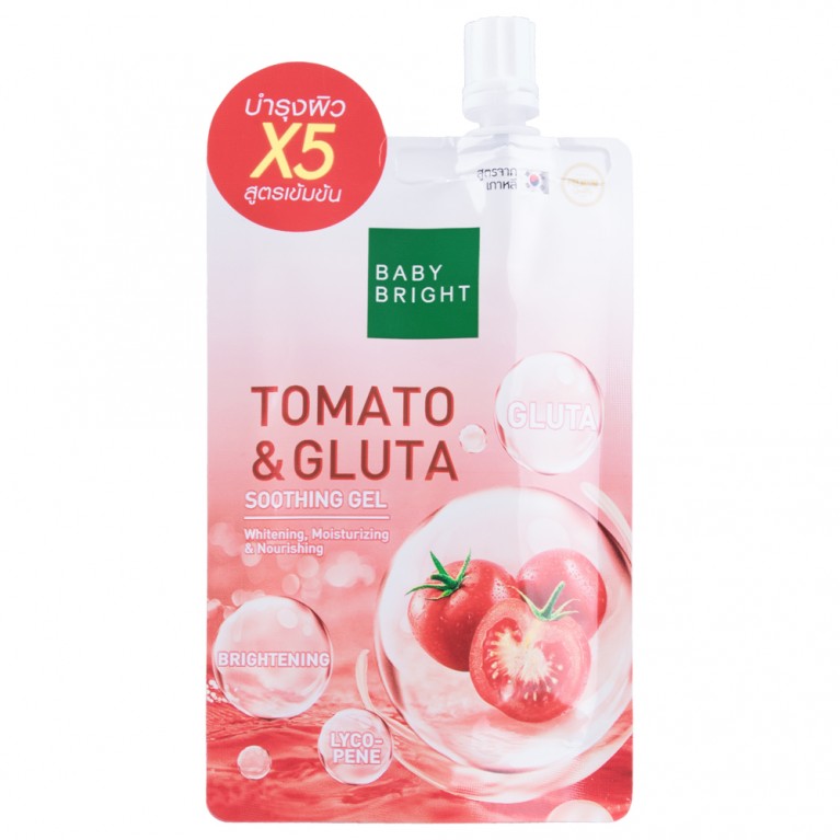 Baby Bright Tomato & Gluta Soothing Gel 50g (Y2021)