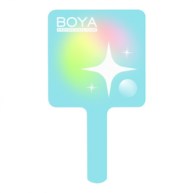 Boya กระจกแต่งหน้า Look at Me Mirror สีฟ้า