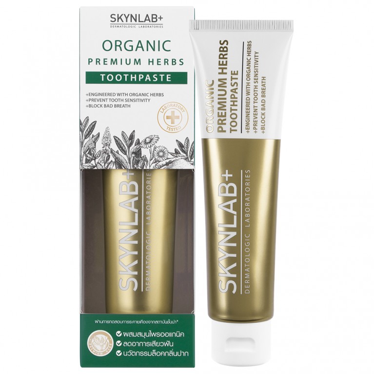 Skynlab Organic Premium Herbs Toothpaste 160g 