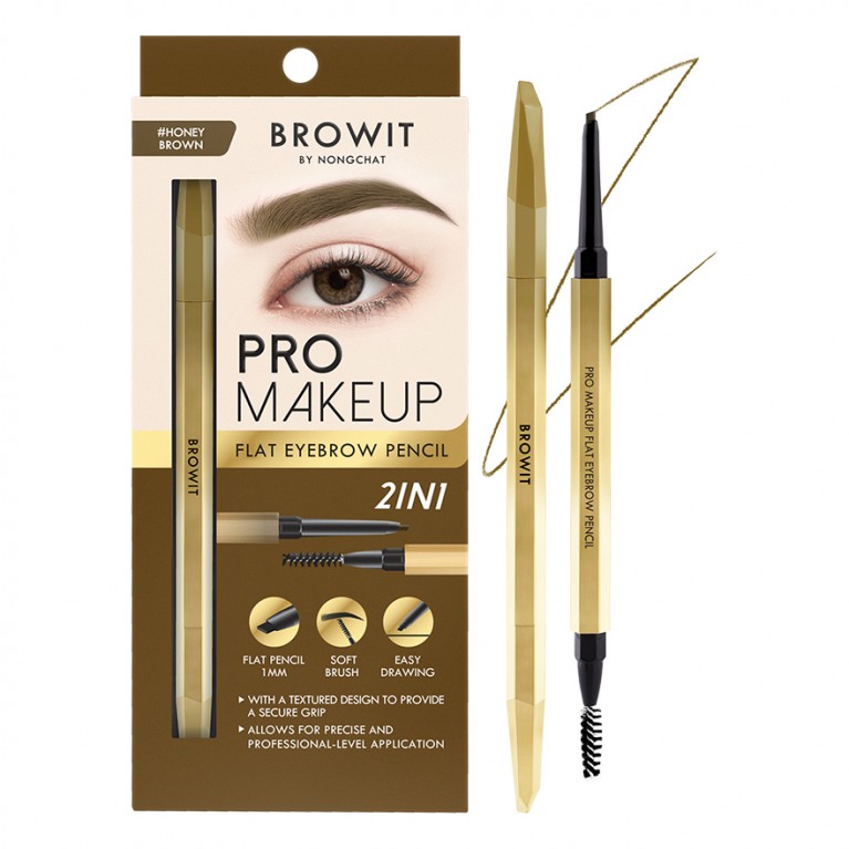 Browit Pro Makeup Flat Eyebrow Pencil 0.08g 