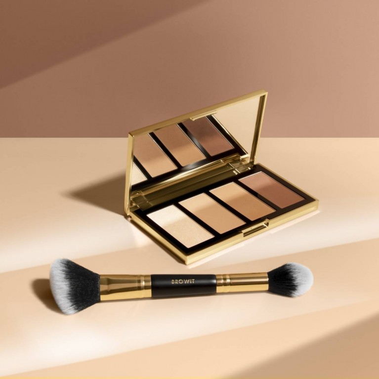 Browit Professional Duo Highlight and Contour Brush 
