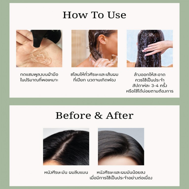 Reunrom Hair Detoxifying Silicone-Free Shampoo 500ml Aromatic Mint