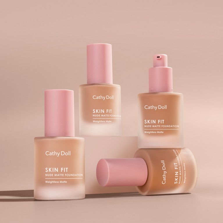 Cathy Doll Skin Fit Nude Matte Foundation 30g