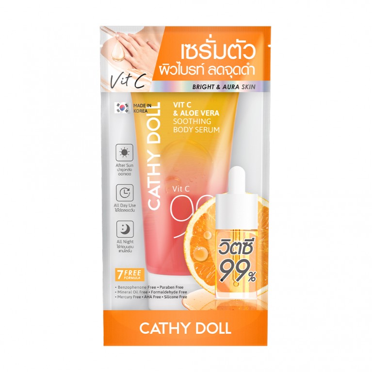 Cathy Doll วิตซีแอนด์อโลเวร่าซูทติ้งบอดี้เซรั่ม 175g เคที่ดอลล์