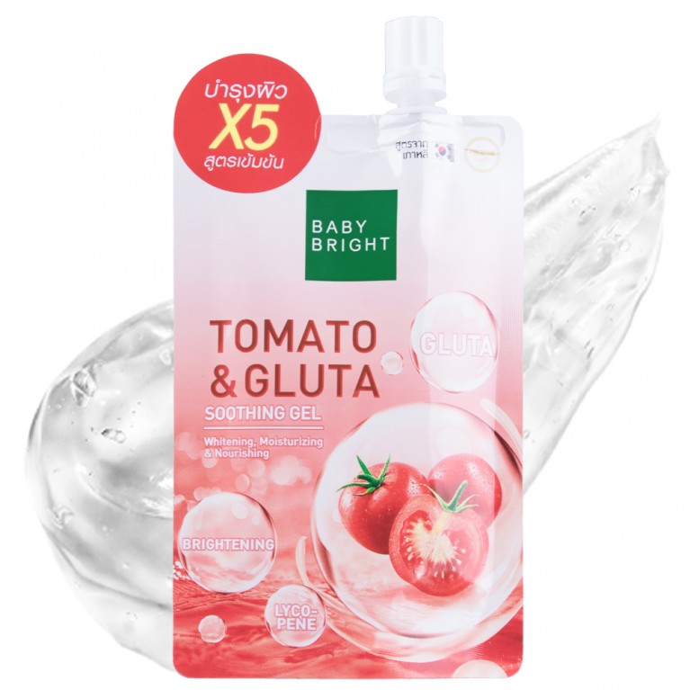 Baby Bright Tomato & Gluta Soothing Gel 50g (Y2021)