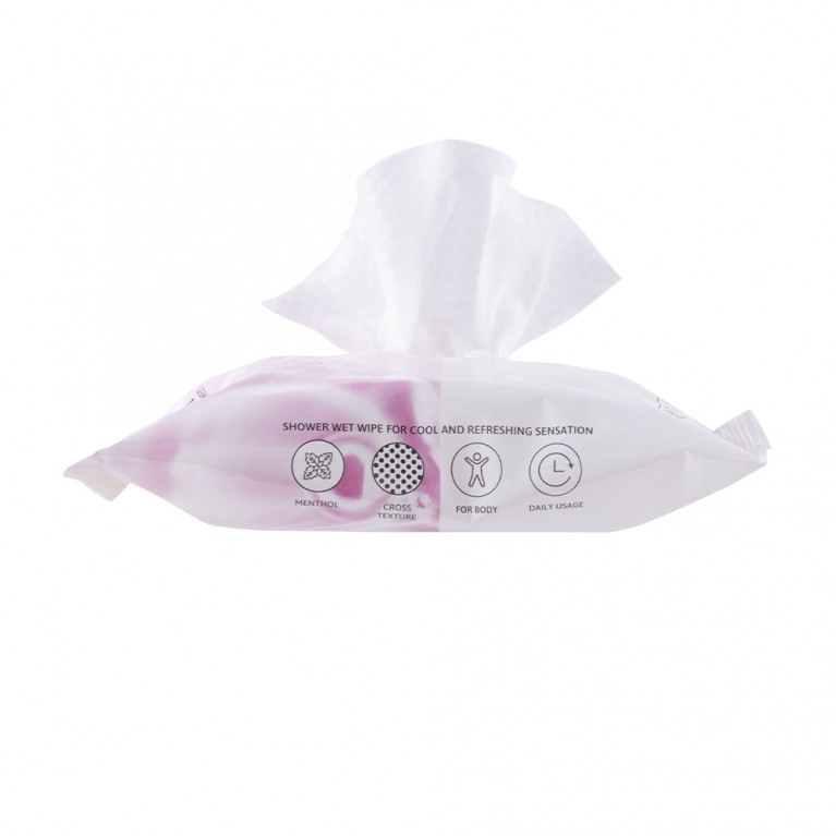 Cathy Doll Shower Wet Wipes 20Sheets Powdery