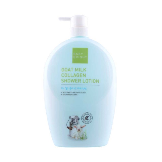 Baby Bright Goat Milk Collagen Shower Lotion 750ml 