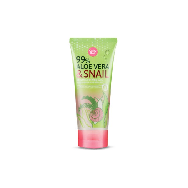 Cathy Doll 99% Aloe Vera & Snail Serum Soothing Gel 60g 