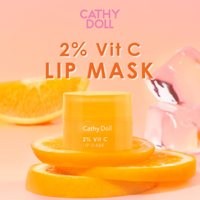 Cathy Doll 2%ทูเปอร์เซ็นต์วิตซีลิปมาสก์ 4.5g Orange Bingsu