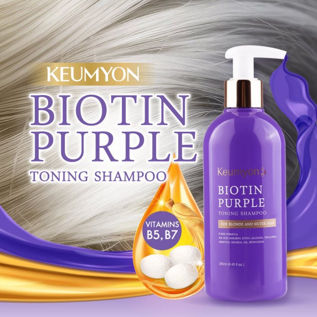 Keumyon Biotin Purple Toning Shampoo 250ml 