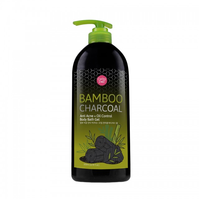 Cathy Doll Bamboo Charcoal Anti Acne+Oil Control Body Bath Gel 500ml 