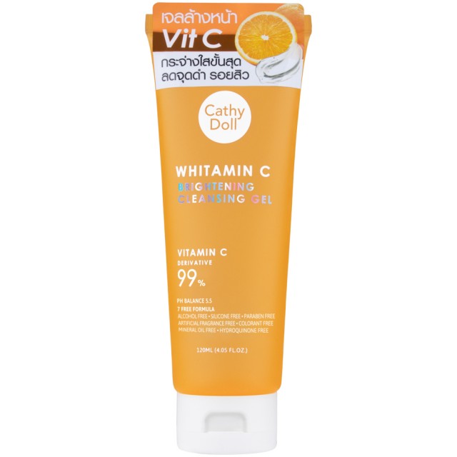 Cathy Doll Whitamin C Brightening Cleansing Gel 120ml 
