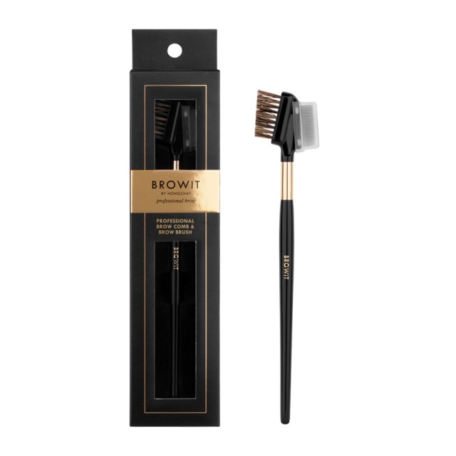 Browit Professional Brow Comb & Brow Brush 