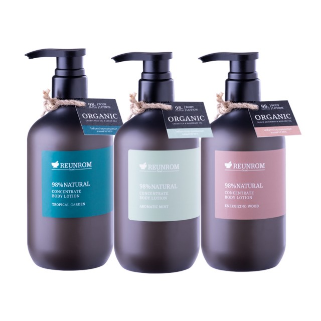 Reunrom ไนน์ตี้เอทเปอร์เซ็นต์เนเชอรัลคอนเซ็นเทรทบอดี้โลชั่น 500ml รื่นรมย์