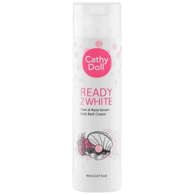 Cathy Doll Ready 2 White Pearl & Rose Serum Body Bath Cream 85ml 