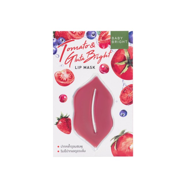 Baby Bright Tomato & Gluta Bright Lip Mask 10g 