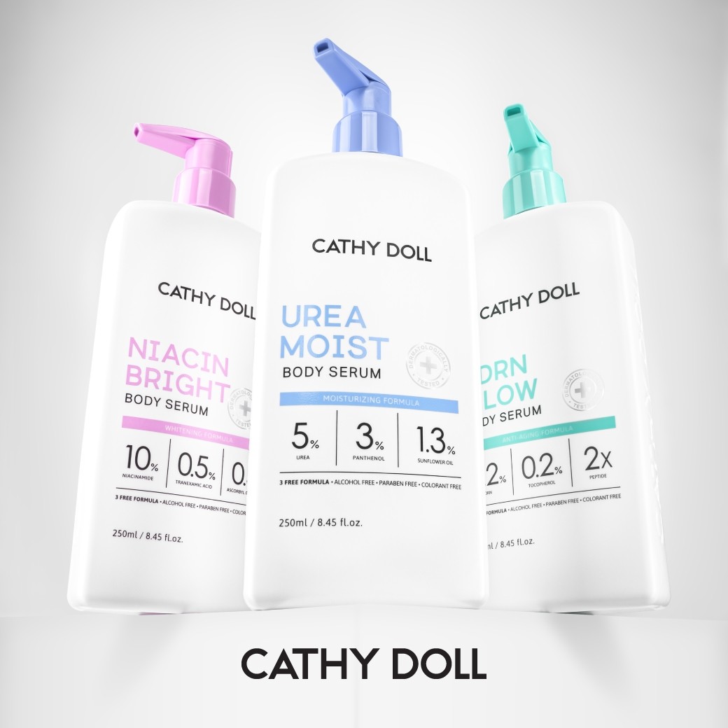 Cathy Doll บอดี้เซรั่ม 250ml เคที่ดอลล์ ตัวเลือก 3 สูตร - สินค้าใหม่