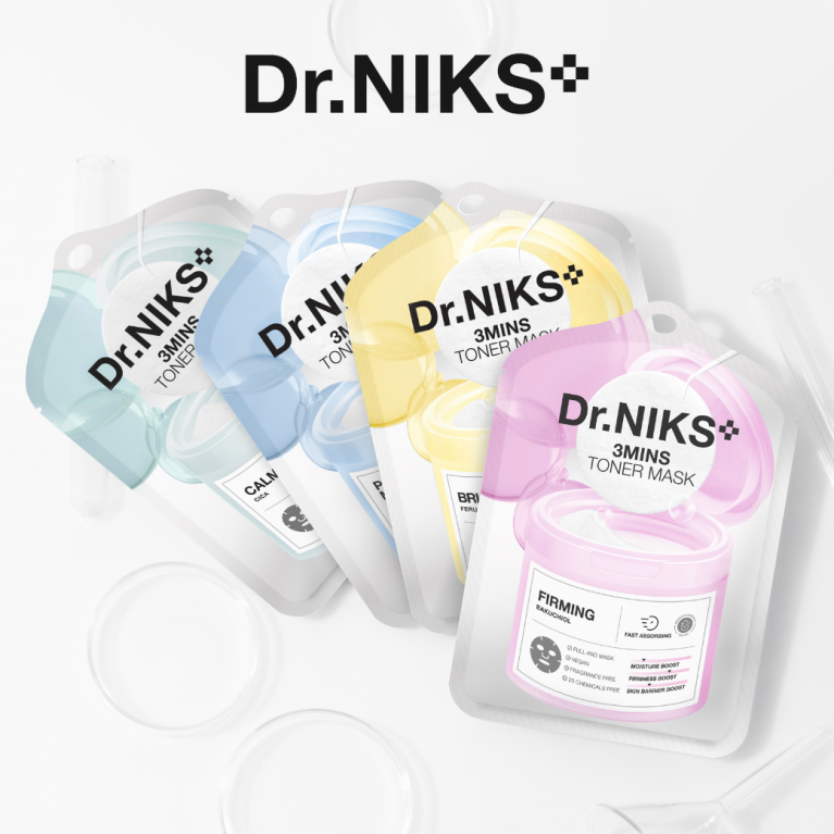 Dr.NIKS ทรีมินิทส์โทนเนอร์มาสก์ 20ml ดร.นิกส์