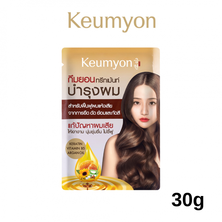 Keumyon เคราตินแฮร์ทรีทเม้นท์ 30g กึมยอน