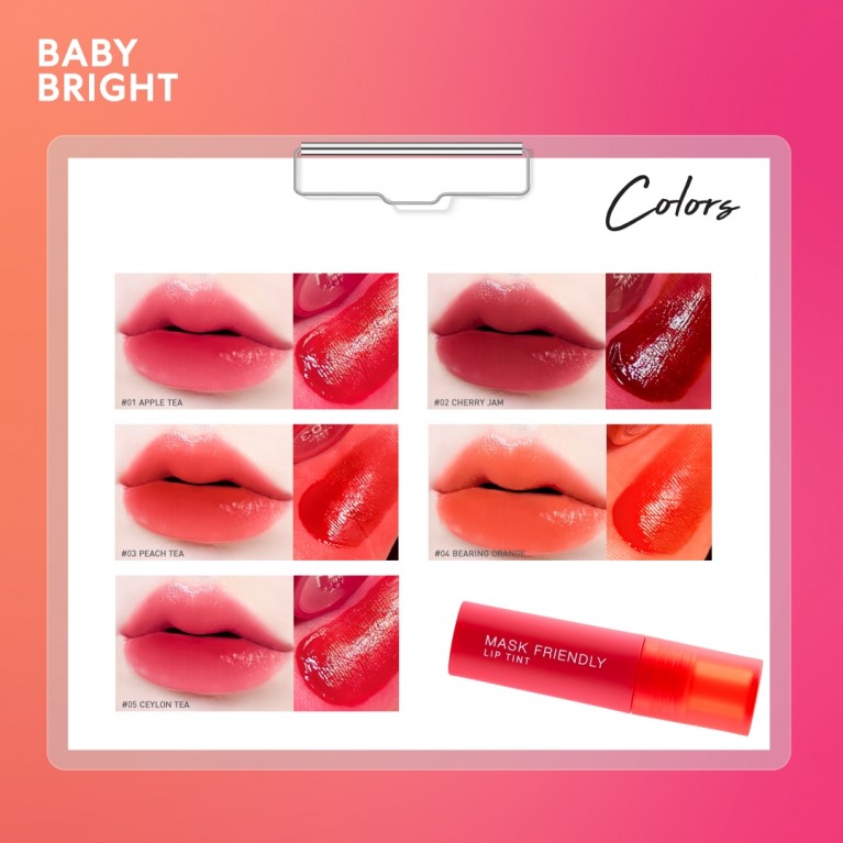 Baby Bright แมสก์เฟรนด์ลี่ลิปทินท์ 2.5g