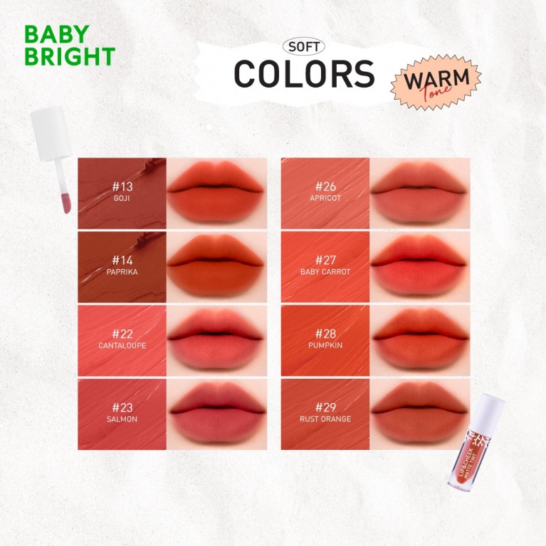 Baby Bright ลิปแอนด์ชีคแมทท์ทินท์ 2.4g เบบี้ไบร์ท