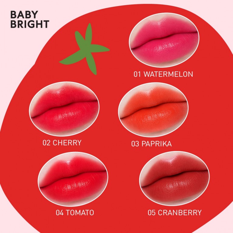 Baby Bright จูซี่โทเมโทวอเตอร์เจลทินท์ 2.5g