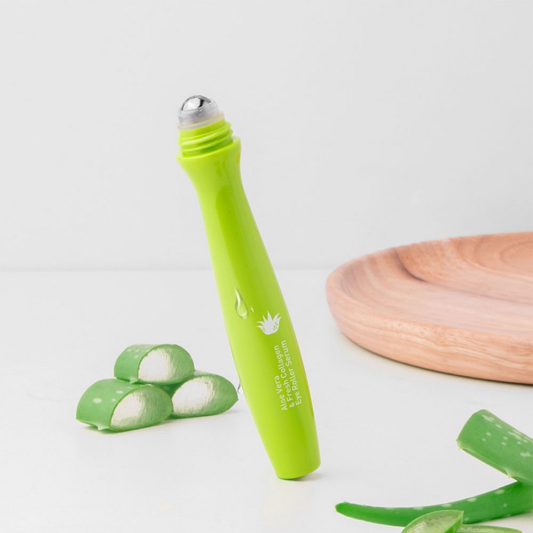 Baby Bright อโลเวร่าแอนด์เฟรชคอลลาเจนอายโรลเลอร์เซรั่ม 15ml (Y2020)