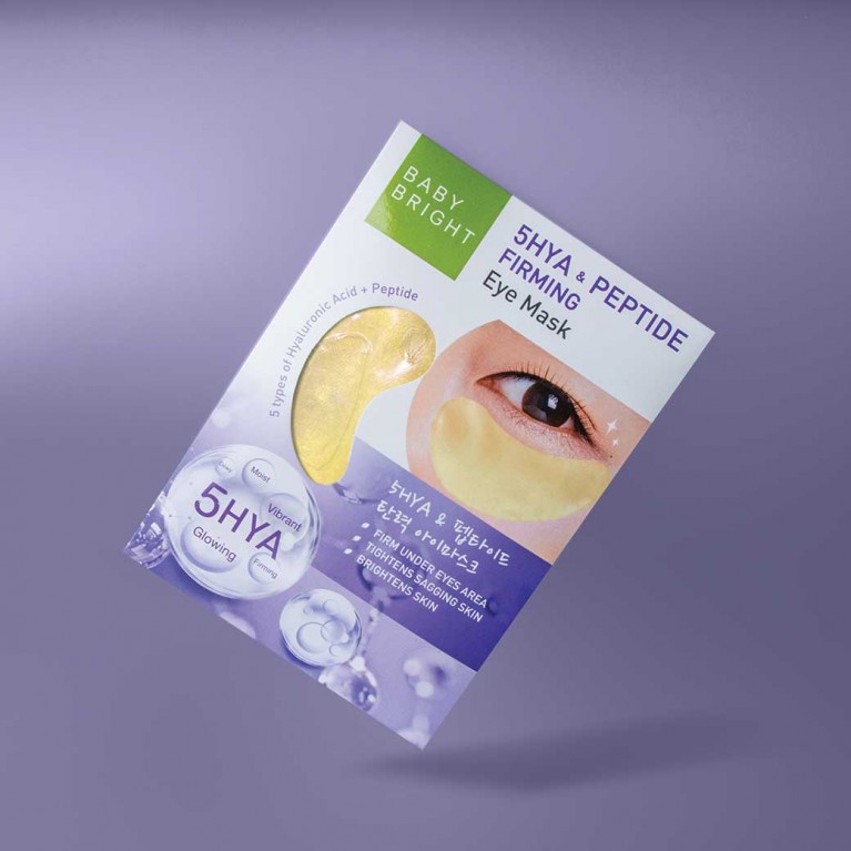 Baby Bright ไฟว์ไฮยาแอนด์เปปไทด์เฟิร์มมิ่งอายมาส์ก 2.5g x 1คู่  เบบี้ไบร์ท 
