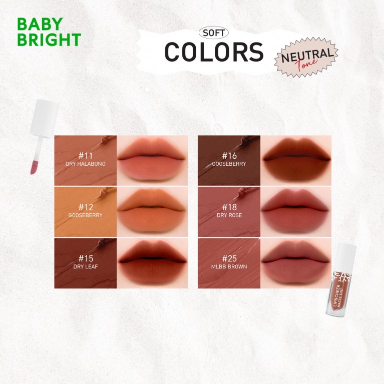 Baby Bright ลิปแอนด์ชีคแมทท์ทินท์ 2.4g เบบี้ไบร์ท