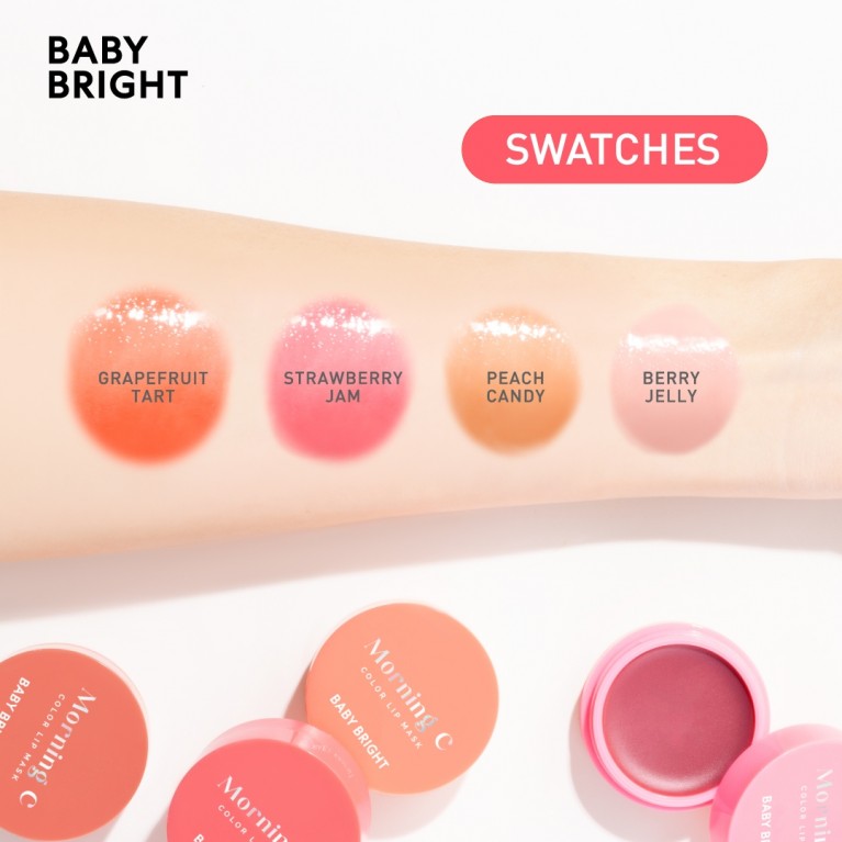 Baby Bright มอร์นิ่งซีคัลเลอร์ลิปมาสก์ 3.8g  เบบี้ไบร์ท