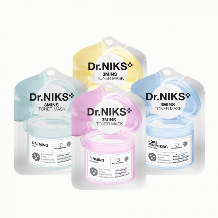 Dr.NIKS ทรีมินิทส์โทนเนอร์มาสก 20ml ดร.นิกส์