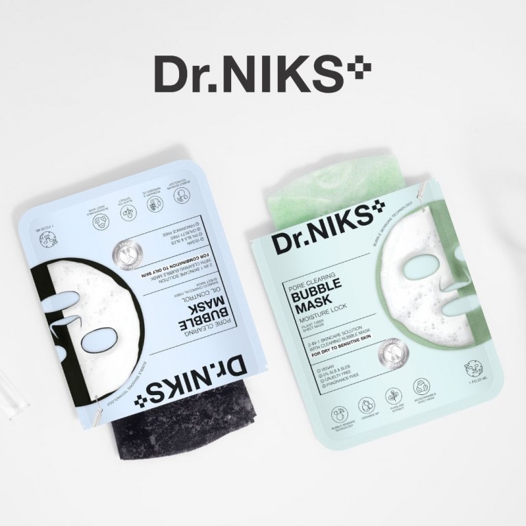 Dr.NIKS พอร์เคลียริ่งบับเบิ้ลมาสก์ 25ml ดร.นิกส์