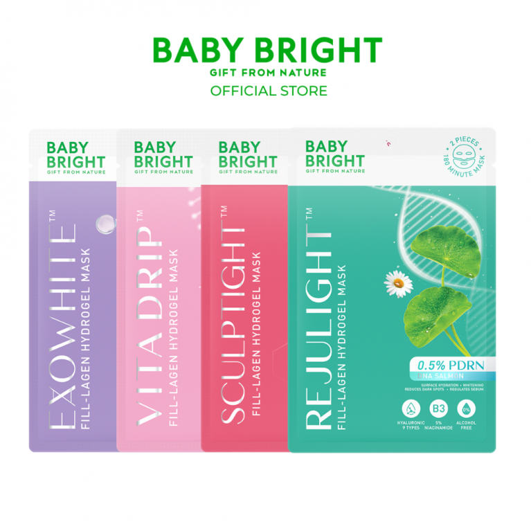 Baby Bright ฟิล-ลาเจนไฮโดรเจลมาสก์ 20g