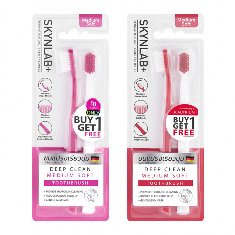 Skynlab แปรงสีฟันดีพคลีนมีเดียมซอฟท์